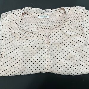Pink &  Gray Polka Dots